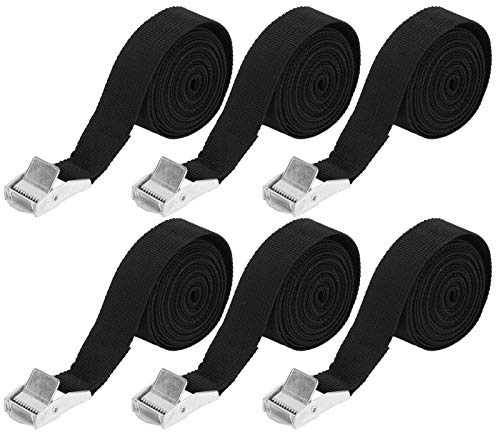 Gavigain Tie Down Straps, Lashing Straps Adjustable Kayaks Tie Down Straps with Buckles Cam Buckle Heavy Duty Lashing Straps for Motorcycle, Trucks,Trailer,Luggage