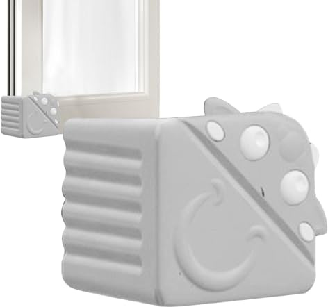 Fizepgo Protezione angolare per finestre, protezione angolare per finestre, protezione angolare autoadesiva per finestre, protezione contro le collisioni, paraurti di sicurezza per la sicurezza dei