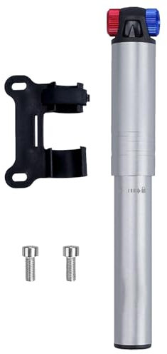 Luftpumpe für Fahrräder, Fahrradpumpe, 160 PSI, kleine Aluminiumlegierung, Fahrradreifenfüller, robuste Fahrrad-Rahmenpumpe, Luftballpumpe, Inflator für Rennräder, Hochdruckpumpe