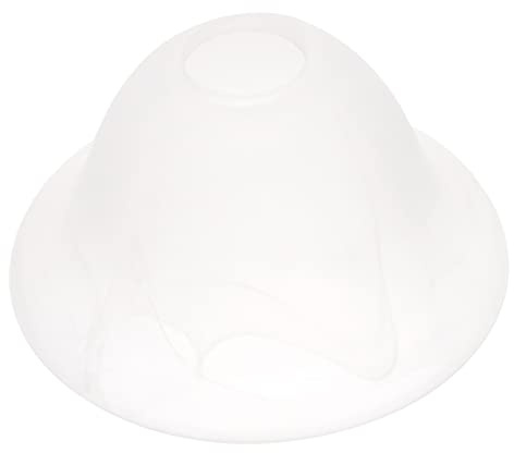 Garneck Replacement White Glass Shade for Uplighter Floor Lamp - Stylish Decorative Glass Lampshade - for Lighting Ideal Replacement for E27 Bulb Light Fixtures