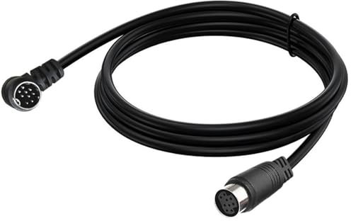 Generico Cavo audio DIN, cavo S-Video - Cavo di connessione monitor da 70,8 pollici - Cordo da 9 pin, trasferimento del connettore per ricevitore TV, proiettore, videocamera