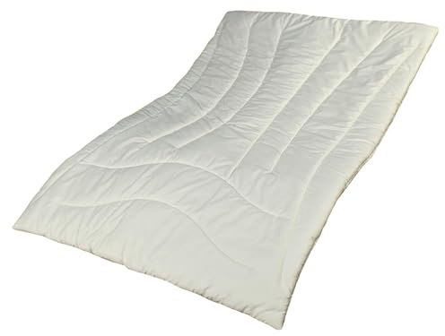 Merino Schafwolle Duo-Warm Steppbett mit Zirbenholz Winter Bettdecke 155x220 cm, 2000g