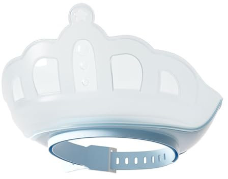 Cuffia per baby shower, protezione per occhi e orecchie, regolabile, per lavare i capelli del bambino, visiera da bagno per fermare l'acqua negli occhi e nelle orecchie, cuffia morbida per il bagno