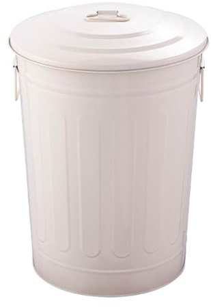 YWJLQH Contenedor de Basura de Metal para Garaje, Patio Y Cocina.