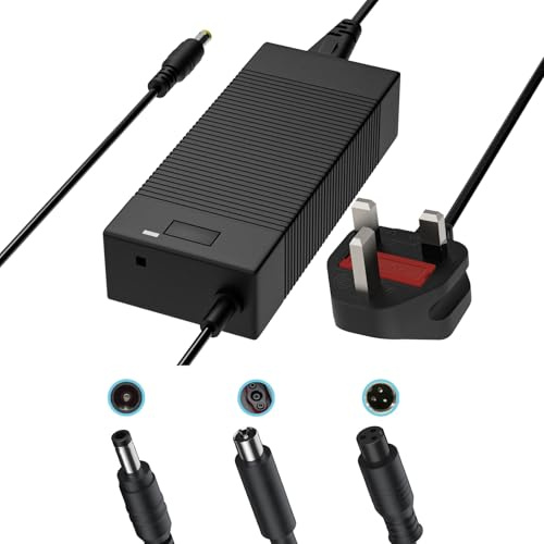 36V Electric Scooter Charger, 42V 2A Battery Charger, with 4 Connections- Compatible with Razor,Jetson,Voyage, Xiaomi Scooter, Electric Bike, Gotrax & Self-Balancing Scooter