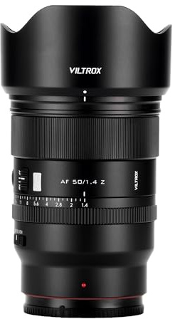VILTROX 50mm f1.4 Pro Z Lens, AF 50mm f/1.4 Z for Nikon Z, F1.4 Bright Aperture Prime Lens for Nikon Z Mount Z6 III Zf Z8 Z9 Z30 Zfc Z50 II Z7 II ZR