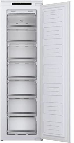 Haier HFE 172 NF DE Einbau-Gefrierschrank/Festtürtechnik/eintürig/NoFrost Kältetechnologie/Nutzvolumen 200 l Weiß