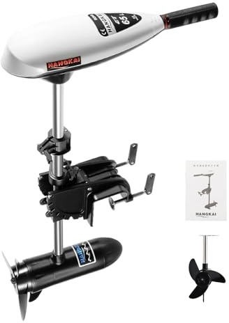 KANBCNG 12V Elektrischer Außenbordmotor 66LBS Elektromotor Boot Tragfähigkeit 600KG F5-R2 6-8KM/H Tempomat Außenborder Schlauchboot Motor Fischerboote Aussenborder Kajaks Bootmotor