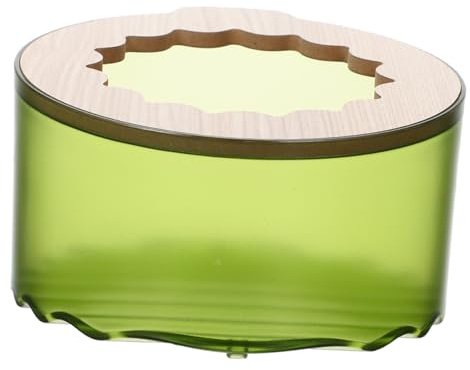 SWOOMEY Transparente Hamsterbadebox aus Kunststoff Meerschweinchen und Ratten Sandbad Kompakte Kleintiertoilette für Hamsterbäder und Haustierpflege