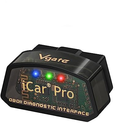 Vgate iCar Pro Bluetooth 4.0 (BLE) OBD2, Scanner diagnostico per auto con Bluetooth 4.0 per iOS e Android