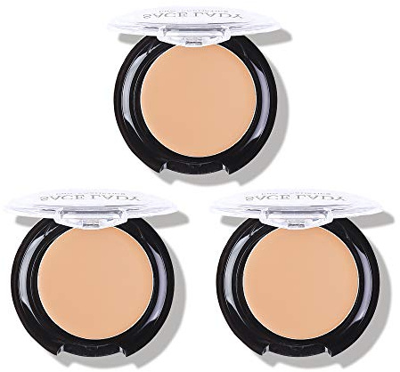 3 Pack Full Coverage Concealer Cream Makeup, Waterproof Matte Smooth Concealer Corrector for Dark Spot Under Eye Circles/Blemishes (3×5g/0.18Oz, #30 Light Natural)