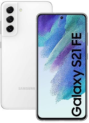 Samsung Galaxy S21 FE 5G, 128GB, SIM Free Smartphone, White, 3 Year Extended Warranty (UK version)