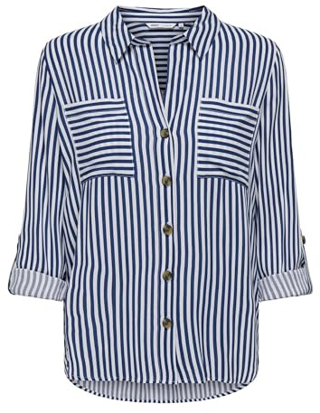 Only Only Asmin Wvn Noos - Camiseta L/S Camisa Mujer (Pack de 1)