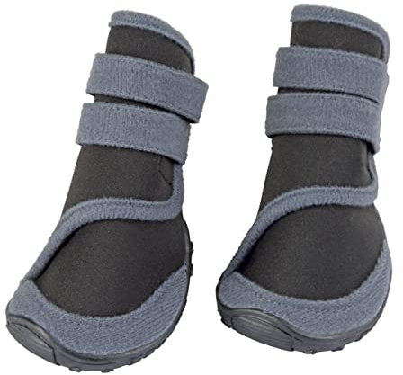 Coperani | Hundeschuhe | Grau Schwarz | Größe XXL | Pfotenschutz für Hunde | Synthesekautschuk