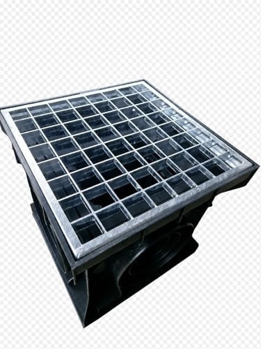 Vodaland Stahlrost Drainage-System 30x30cm (Schwarz, Stahl, Regenwasserablaufsystem)