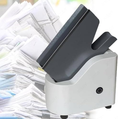 Skrivbordspapper jogging automatisk papperssorterare med vinkelpappershållare, 50 mm stor kapacitet rymmer upp till 700 ark A4-papper, 18 000 varv/min