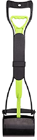 Kavolet Grande Pelle à déjections Canines, Pelle à déjections pour Animal Domestique, avec poignée Extra Longue, pour excréments extérieur/intérieur/Chat et Chien, Ramasse Crotte de Chien, Green L