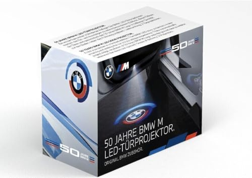 BMW Genuine M 50 Years LED Door Projectors 68mm Fits E81 E82 E87 63315A64CE6