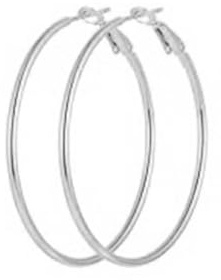 Orecchini a Cerchio Grandi Da 100 Mm Per Donne Ragazze In Acciaio Inox Rotondi Grandi Cerchi In Oro 14 Carati/Oro Rosa/Argento Placcato Regalo Alla Moda Gioielli Ipoallergenici Per Orecchie Sensibili
