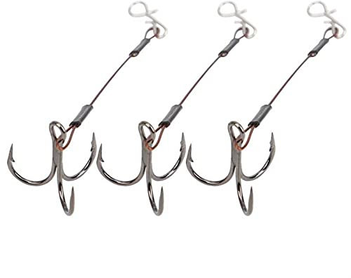 Angelhaken/Angeln 6 stücke Angelhaken Lure Köder Barrett Haken Kit Kohlenstoffstahl Stachelhaken Edelstahl Draht Fischhaken Angelzubehör
