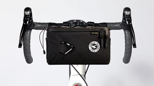 ULAC - Bolsa Delantera para Manillar de Bicicleta Grande con Correas Ajustables y Cartera Extraíble | Talla XL | 4,2 litros 26x16x12 cm | Impermeable | Cesta Bici de Montaña MTB y Carretera