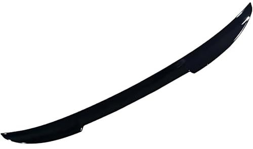 XIUDAM Auto Heckspoiler Spoilerlippe für Mercedes Benz C Class W205 Amg 2014-2022, Auto Hinten Stamm Flügel Lip Spoiler Lippe Kofferraum Dachspoiler Heckflügel Zubehör,A/Glossy-Black