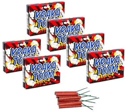 h2i Kraka Toom Minikracher | 48 Stück | Party Spaß für Klein & Groß I für Silvester, Halloween & Party Mitbringsel | Kinder & Jugendfeuerwerk | f | Ganzjahresfeuerwerk Kat. F1
