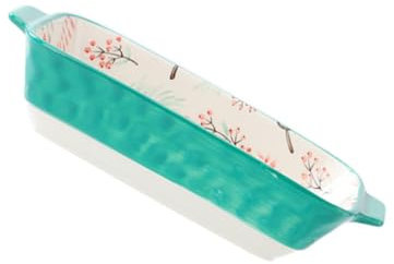 MAGICLULU Bakeware Ie Blech Keramik Lebensmitteltablett Doppelgriff Tablett Für Zuhause Backen Und Servieren