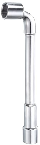 QUARKZMAN L-förmiger Winkel-Sechskantschlüssel 18mm Hochleistungsstahl Doppelseitiger metrischer 6-Punkt-Rohrsteckschlüssel für allgemeine Reparaturen, Pipeline, Fahrrad- und Autowartung