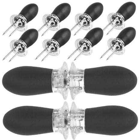 SUPVOX 12piezas Rejillas Para Maíz Soporte Para Mazorcas De Maíz Palillos Para La Mazorca Soporte Para De Uso Diario Tenedor Para Barbacoa Multifunción Para Cocina Picnic y Camping