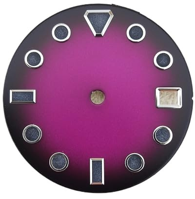 XTINKOPW Esfera de Reloj NH35 de 28,5 mm con Nombre y Esfera Luminosa. Caja NH35 Compatible con Movimiento NH35/NH36.(NO.69)