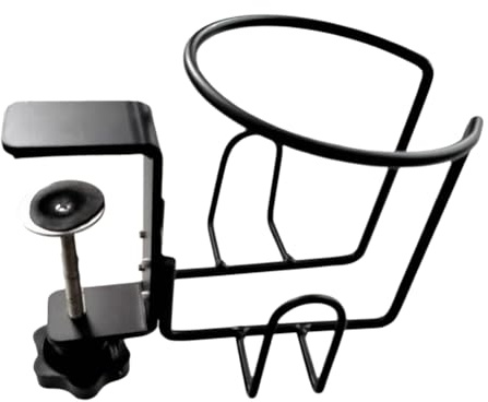 Vocdikficy Portabicchieri da Tavolo con Clip, Portabicchieri In Metallo, Portabicchieri per Bevande, Portabicchieri da Tavolo, Portabicchieri con Clip