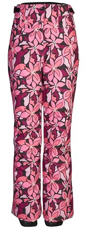 killtec Mädchen Skihose/Funktionshose mit Schneefang KSW 206 GRLS SKI PNTS, dunkelstein, 164, 43560-000