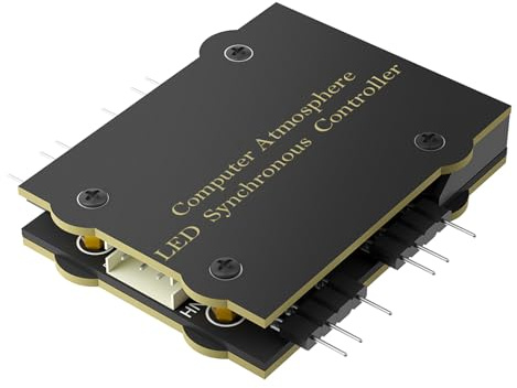 Fahoujs 5V 3PIN ARGB Fan Controller 5V Lighting Computer Case Fan Atmospheres Light Synchronization Computer Lighting