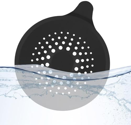 Colador de pelo de desagüe de ducha, colador de fregadero para bañera, protector de drenaje, tapón de pelo de ducha con ventosas para lavandería, baño, bañera, cocina