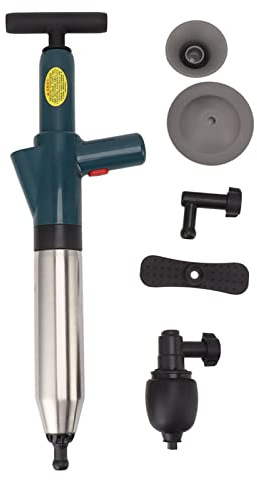 Pömpel WC Rohrreiniger, Kleiner Abflussreiniger für Dusche und Klo, Hochdruck und Schnell - Effektive Verstopfungslösung, Umweltfreundlich, Für Bad und Küche