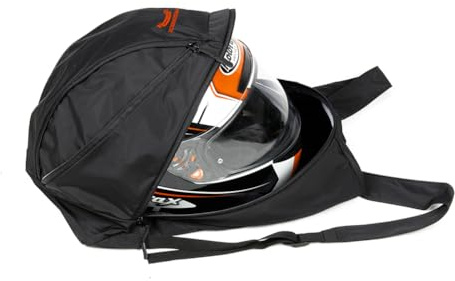 Yiida Mochila para casco de motocicleta, 20-28 L, ampliable, impermeable, bolsa de almacenamiento para casco de motocicleta, bolsa de almacenamiento con gran capacidad para deportes al aire libre
