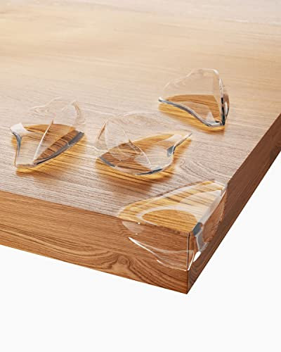 Sämann Baby Eckenschutz mit Kleber - Kantenschutz Set - Schutz für Babys - kristallklar & rückstandslose Entfernung - Schutz vor Verletzungen (10, Wolke, transparent)