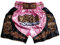 Grösse M PINK Kinder Muay Thai Boxen Short Hose Pant MMA Kickboxen Jungen Mädchen Jugendliche Workout Junior Sport Gym Fitness (Grün)