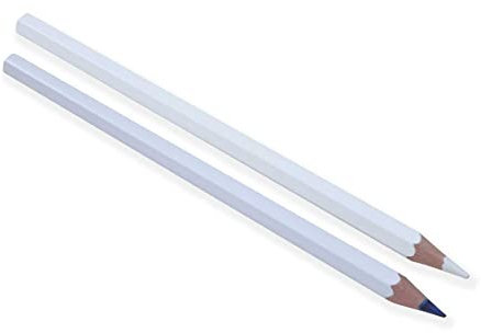 maDDma Schneiderkreide-Stift auswaschbar Kreidestift Markierstift weiß oder blau