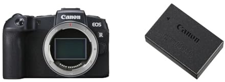 Canon EOS RP full frame mirrorless body (26,2 Mp, fino a 5fps, DIGIC 8, video 4K UHD, schermo orientabile, Dual Pixel CMOS AF) & LP-E17 Batteria Ricaricabile Nero/Antracite