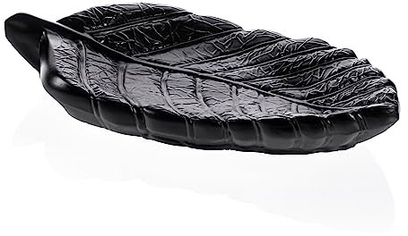 Youartme Schmuckschale Klein aus Beton 230x125x37 mm - Blatt Schale Deko - Schmuckablage - Ablageschale - Schmuckteller - Ringschale - Dekoschale für Schlüssel - Schlüsselschüssel - Schmuck Schale