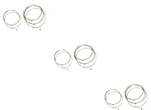SAFIGLE String Gitarre Saiten Silberne Gitarrensaiten Für Klare Klänge Und Warmen Gitarre Und Bass Für Anfänger Und Musikliebhaber