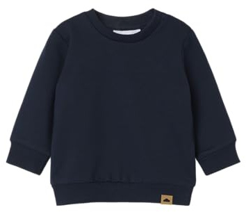 Name IT Unisex Nbntakki Ls Noos Sweatshirt, Dark Sapphire, 80 EU
