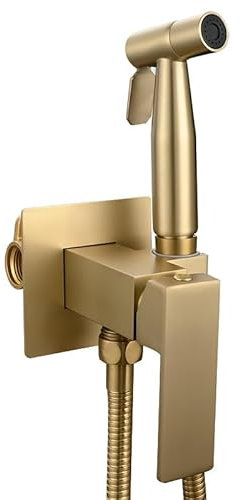 Doccino Per Bidet Per Wc Spruzzatore Bidet Manuale Doccetta Bidet Con Miscelatore Maniglia Singola oro Rosa
