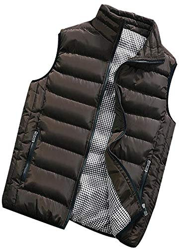 Weste Herren Outdoor Übergangsjacke Leicht Winterweste Winterweste Steppweste Softshell Ärmellose Gilet Jacke Wärme Sport Weste Outdoor Dicke Freizeitweste Mit Reißverschluss