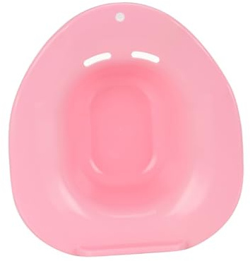 FRCOLOR Sitzbad für Wc-sitz Waschbecken zur Wochenbettpflege aus Kunststoff mit Verstärkter Unterseite Rutschfest Ergonomisch Geformt für Bequemes Sitzen