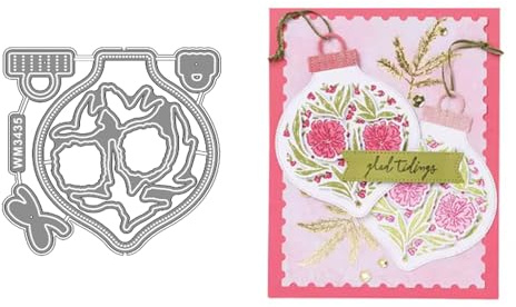 2025 Neue Weihnachtstag Klar Stempel Und Metall Schneiden Sterben Set, Für DIY Scrapbooking Handwerk Allerheiligen Geburtstag Grußkarte Feiertage (M3435-stempel und Stanzformen Set)