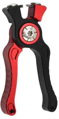 LeeQinersw Ciseaux à Poisson, Outils de pêche compacts pour Extraction Facile, Rouge Noir