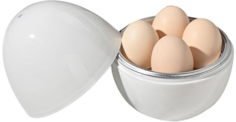 Cocedor de huevos para microondas,Vaporizador de huevos para microondas - Máquina para hacer cocidos en | Hervidor de para duros y blandos, hervidor rápido de, u